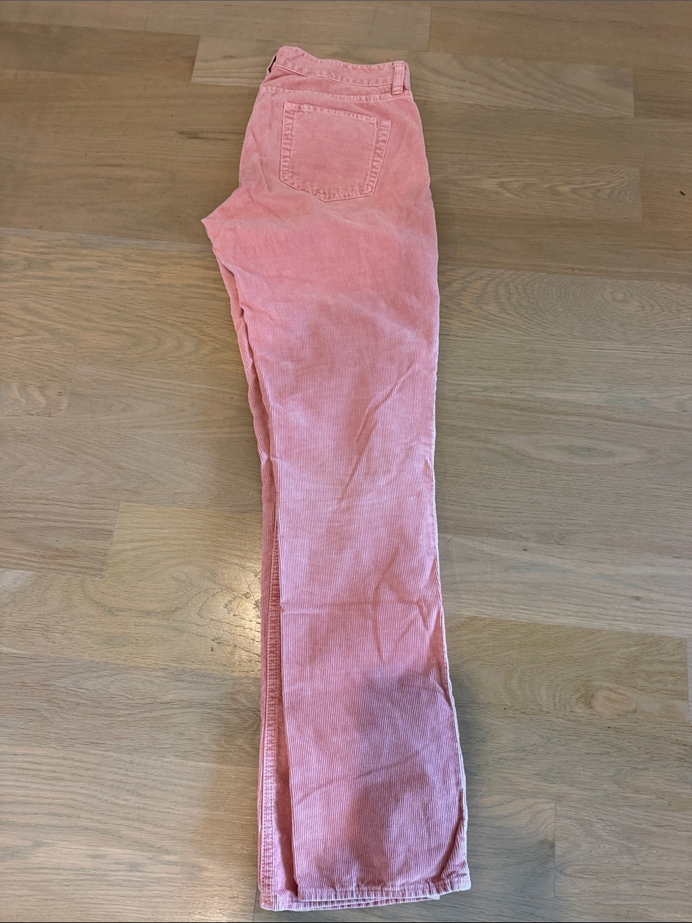 J. Crew Pink Corduroy City Fit Straight-Leg Jeans